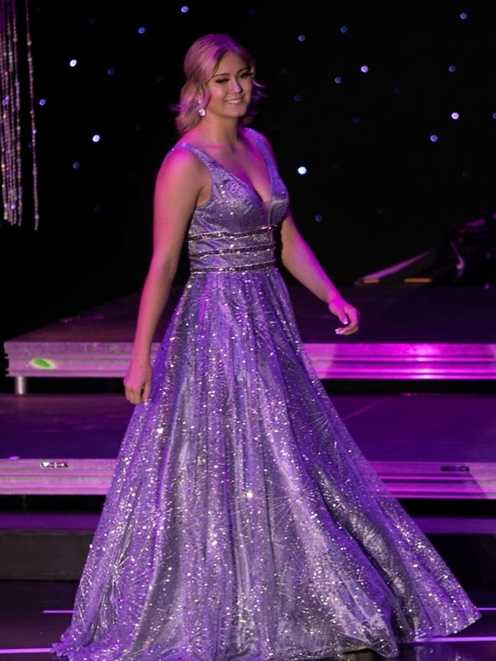 Dancing Queen Sparkling Lavender Ball Gown